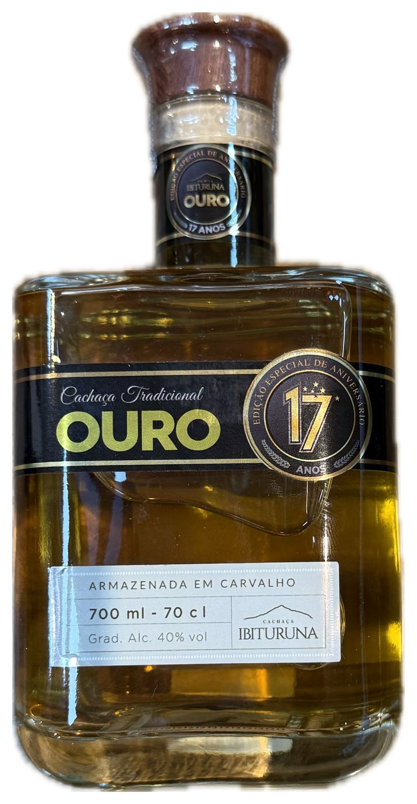 OUROANIVERSARIO Cachaça Ibituruna Ouro Edicao Aniversario